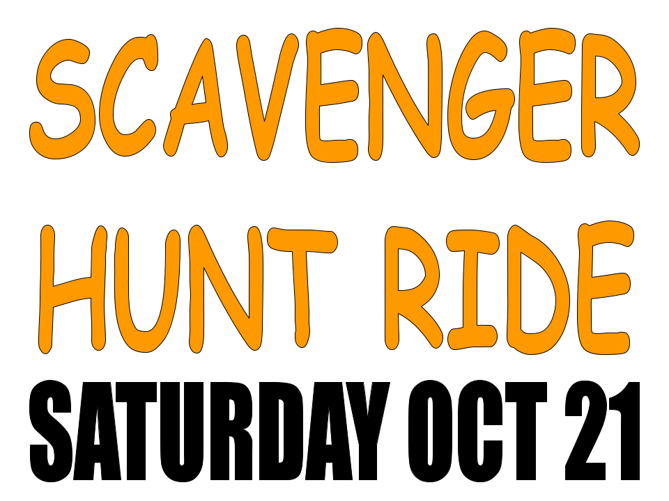Scavenger Hunt Bike Ride 2023
