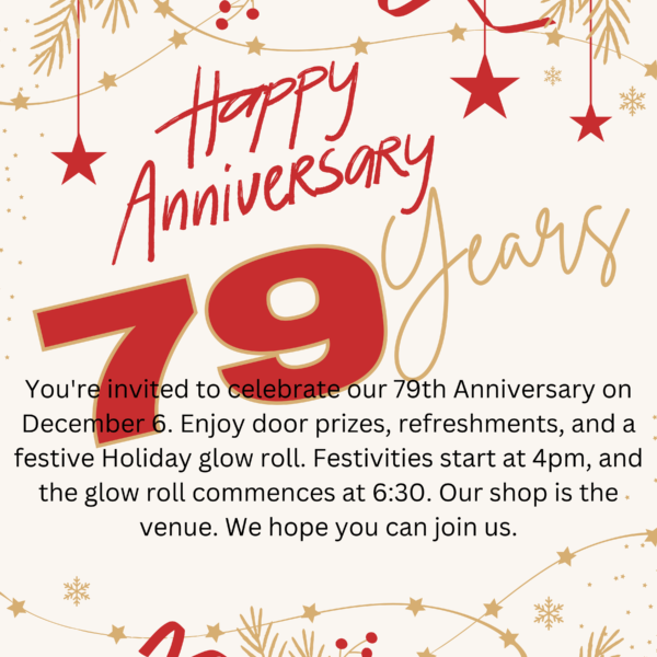 Wersell's Bike Shop 79th Anniversary